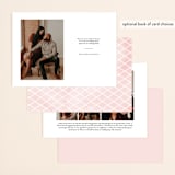 "beautifully painted" - Save the Dates in Blush by Qing Ji - Back of Card Options