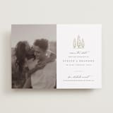 "Arborvitae" - Save the Dates in Champagne by Sarah Brown - Front