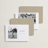 "Arborvitae" - Save the Dates in Champagne by Sarah Brown - Back of Card Options