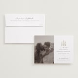 "Arborvitae" - Save the Dates in Champagne by Sarah Brown - Save the Date with Envelope