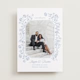 "Framed Florals" - Save the Dates in Sky by Robert and Stella - Front