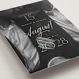 "The Date is Set" - Save the Dates in Ivory by Oscar and Emma - Karly Depew - Detail