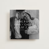 "centered love" - Save the Dates in Cloud by JoAnn Jinks - Front