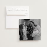 "centered love" - Save the Dates in Cloud by JoAnn Jinks - Save the Date with Envelope