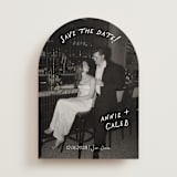 "Lovers" - Save the Dates in Ivory by Stephanie Heinrich Godbout - Front