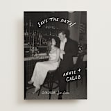 "Lovers" - Save the Dates in Ivory by Stephanie Heinrich Godbout - Front
