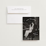 "Lovers" - Save the Dates in Ivory by Stephanie Heinrich Godbout - Save the Date with Envelope