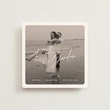 "film overlay" - Save the Dates in Snow by Sarah Curry - Front