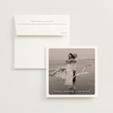 "film overlay" - Save the Dates in Snow by Sarah Curry - Save the Date with Envelope