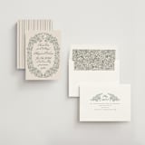 "Crest Florale" - Save the Dates in Moss by Tamara Hilje - Assembled