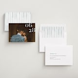 "Our Big Date" - Save the Dates in Pearl by Shannon Chen of Four Wet Feet Studio - Assembled