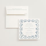"Petite Jolie" - Save the Dates in Bluebell by Hannah Bowman - Save the Date with Envelope