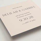 "Trendsetter" - Save the Dates in Pearl by Vanessa Doyle - Detail