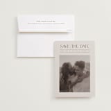 "you and me" - Save the Dates in Mist by Christy Hy Lee - Save the Date with Envelope