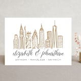 "Skyline - New York City" - Save the Dates in Gold Coast by Abby Munn - Front