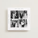 "typewriter collage" - Save the Dates in Seafoam by Cass Loh - Front