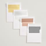 "Soft Overlay" - Save the Dates in Silk by Adelyn T. - Envelope Liner Options