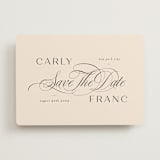 "Soirée" - Save the Dates in Blush by Lori Wemple - Front