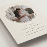 "Branched" - Save the Dates in Almond by Brianne Larsen - Detail