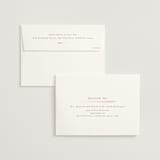 "Bow" - Save the Dates in Peony by Corinne Malesic - FREE Recipient Addressing