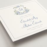 "Sweethearts" - Save the Dates in Periwinkle by Design Lotus - Detail