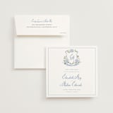 "Sweethearts" - Save the Dates in Periwinkle by Design Lotus - Save the Date with Envelope