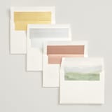 "The Vow" - Save the Dates in Meadow by Elly - Envelope Liner Options