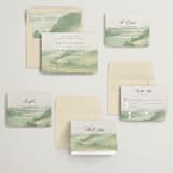 "The Vow" - Save the Dates in Meadow by Elly - Matching Invitation Suite