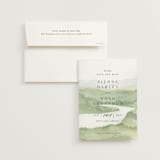 "The Vow" - Save the Dates in Meadow by Elly - Save the Date with Envelope