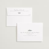 "Foliage Crest" - Save the Dates in Sky by Everett Paper Goods - FREE Recipient Addressing