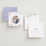 "Sweeping Meadow" - Save the Dates in Wisteria by Everett Paper Goods - Assembled