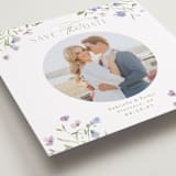 "Sweeping Meadow" - Save the Dates in Wisteria by Everett Paper Goods - Detail