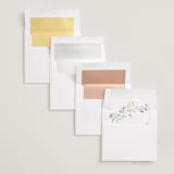 "Sweeping Meadow" - Save the Dates in Wisteria by Everett Paper Goods - Envelope Liner Options