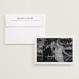 "the classic" - Save the Dates in Ivory by Benita Crandall - Save the Date with Envelope