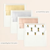 "Party in Paradise" - Save the Dates in Pineapple by Erin Hodges - Envelope Liner Options