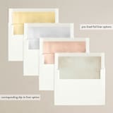 "Names" - Save the Dates in Snow by Itsy Belle Studio - Envelope Liner Options