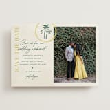"Coastal Drift" - Save the Dates in Caribbean Citrus by Pixel and Hank - Front