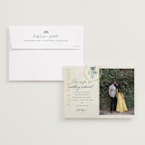 "Coastal Drift" - Save the Dates in Caribbean Citrus by Pixel and Hank - Save the Date with Envelope