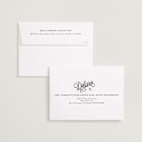 "Lettering Loop" - Save the Dates in Porcelain by Jill Means - FREE Recipient Addressing