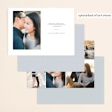 "Classic Curves" - Save the Dates in Ink by Ellis - Back of Card Options