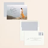 "Classic Curves" - Save the Dates in Ink by Ellis - Assembled