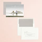 "the announcement" - Save the Dates in Linen by Kasia Labocki - Assembled