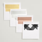 "Just Love" - Save the Dates in Cotton by Kasia Labocki - Envelope Liner Options