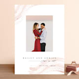 "Gushing in" - Save the Dates in Petal by Creo Study - Front