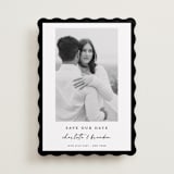 "Main Event" - Save the Dates in Onyx by Devika Keskar - Front
