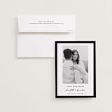 "Main Event" - Save the Dates in Onyx by Devika Keskar - Save the Date with Envelope