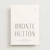"Hutton" - Save the Dates in Cotton by Blustery August - Front