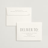 "Hutton" - Save the Dates in Cotton by Blustery August - FREE Recipient Addressing