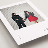 "ultra" - Save the Dates in Slate by JoAnn Jinks - Detail