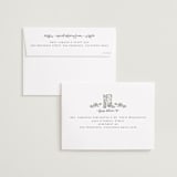 "Jackson Hole" - Save the Dates in Leather by Jenna Holcomb - FREE Recipient Addressing